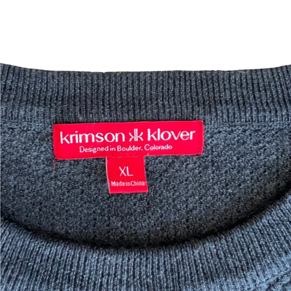 Krimson Klover Sweater Womens XL Pink Ombre Willow Merino Wool Blend Outdoors